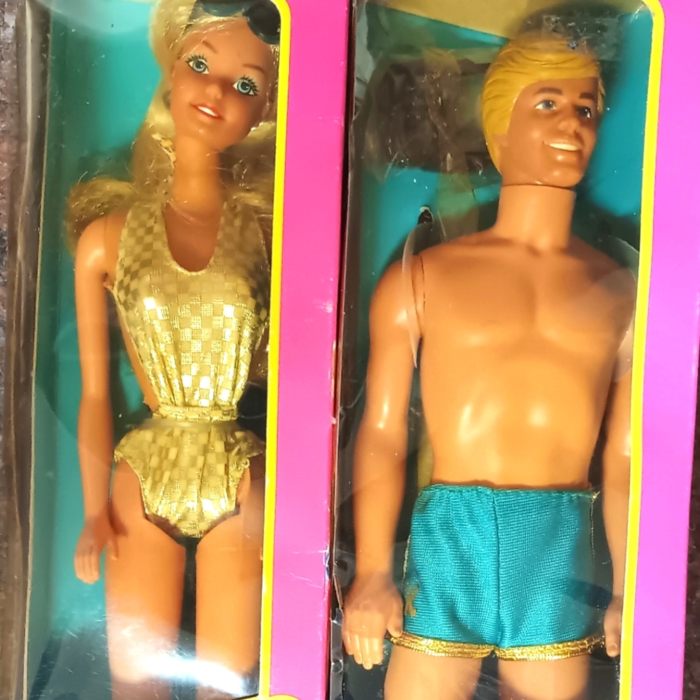 Sun Gold Malibu Barbie and Ken